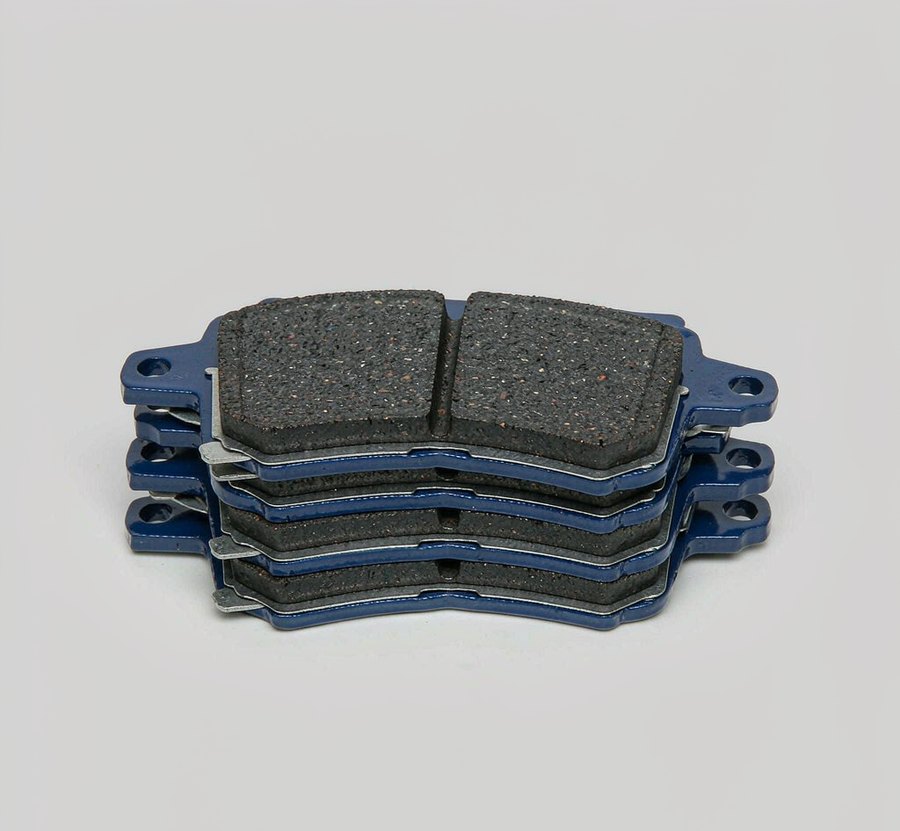Semi-metallic brake pads